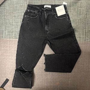Abercrombie & Fitch Curve Love High-Rise Super Skinny Ankle Jeans